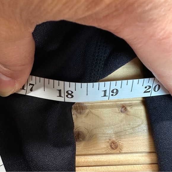 Long Sleeve Half Zip Base Layer Top Nylon Blend Size Small High Neck - Picture 7 of 8